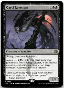 MTG Qarsi Revenant Tarkir: Dragonstorm TDM #86 rare NM AWESOME! - Image 1