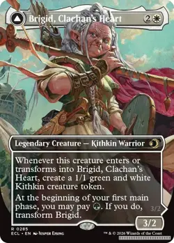 Brigid, Clachan's Heart (Borderless) [ECL - 285] - NM [Normal] TCG MTG - Image 1