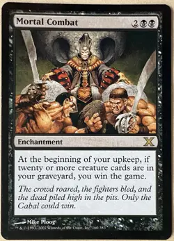 Mortal Combat X1 Tenth 10th Edition Mtg Magic the Gathering - Image 1