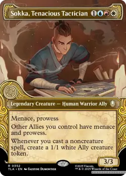 Sokka, Tenacious Tactician (Showcase) [TLA - 352] - NM [Normal] TCG MTG - Image 1