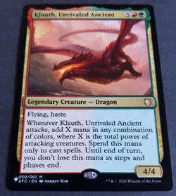 MTG Klauth Unrivaled Ancient | The List Reprints | NM | Legendary Dragon - Image 2