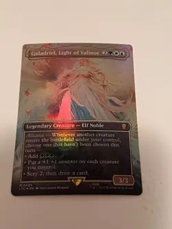 Galadriel, Light of Valinor Borderless FOIL MTG Lord of the Rings CMDR M 498 NM - Image 1