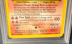 Charizard 4/102 Base Set Holo Rare TGA Graded 7 NM Pokemon TCG - Image 4