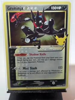 Greninja Gold Star Celebrations Promo SWSH144 Pokemon 2021 - Image 1