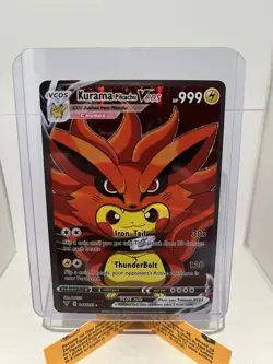 Kurama Pikachu V Full Art Holo 041/053 VCOS Pokemon TCG 2023 English - Image 2