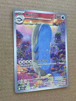 Wailord - 162/159 Journey Together Illustration Rare Pokemon - NM/MINT - Image 3