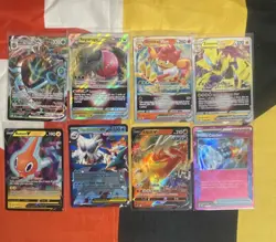 Pokemon Card Lot 8 Holo VSTAR, EX,V MAX - Image 1