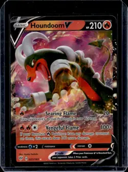 2020 Pokemon SWSH Darkness Ablaze Houndoom V #021/189 - Image 1