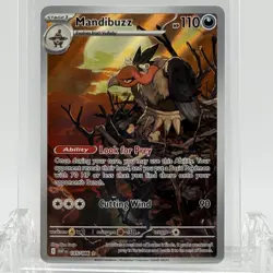 Pokemon TCG White Flare Mandibuzz #145/086 Illustration Rare LP+ - Image 1