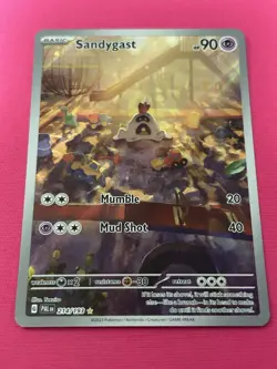 Sandygast 214/193 Holo Illustration Rare Paldea Evolved Pokemon Card - Image 1