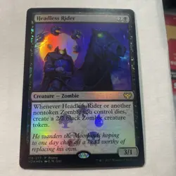 MTG ​Headless Rider Promo Innistrad: Crimson Vow VOW 118/277 Rare - Image 1