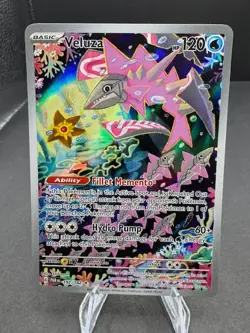 Veluza 192/182 Illustration Rare Pokemon Paradox Rift NM - Image 1
