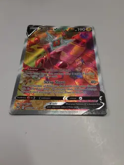 ROTOM V Sword & Shield - Lost Origin 177/196 HOLO Ultra RARE POKEMON TCG - Image 3