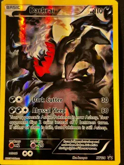 2016 Darkrai Black Star Promo XY114 Full Art FA NM Mythical Collection Pokemon - Image 1