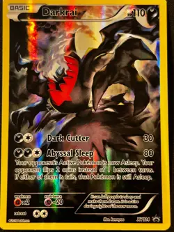 2016 Darkrai Black Star Promo XY114 Full Art FA NM Mythical Collection Pokemon - Image 2