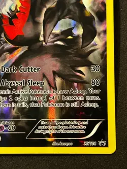 2016 Darkrai Black Star Promo XY114 Full Art FA NM Mythical Collection Pokemon - Image 5
