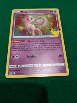 Pokemon Mew 011/025 Celebrations Holo Rare - Image 1