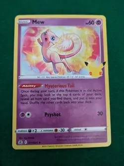 Pokemon Mew 011/025 Celebrations Holo Rare - Image 2