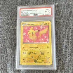 Pokemon Pikachu RC7/RC25 Legendary Treasures Radiant Collection Holo PSA 8 - Image 1