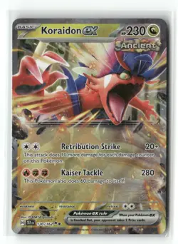 Koraidon ex 120/162 Double Rare Temporal Forces Pokemon Holo Near Mint - Image 1