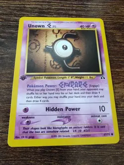 Pokemon Neo Discovery 1st Edition Unown E 67/75 Non Holo - Image 1