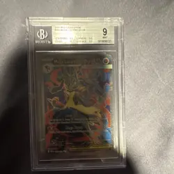 The Pokemon Company Mega Lucario EX Ultra Rare Holo Me01 160/132 Beckett 9 EN - Image 1