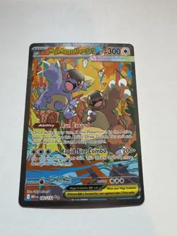 Pokemon Mega Kangaskhan EX 182/132 Holo Rare ME01 Mega Evolution - Image 1