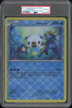 2011 POKEMON BLACK & WHITE PROMO _____'S OSHAWOTT PSA 10 - Image 1