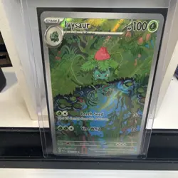 Pokemon Ivysaur 167/165 Sv: Scarlet & Violet 151 Holo Illustration Rare 100 HP - Image 1