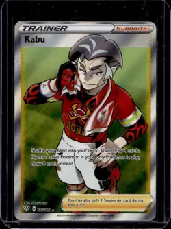 2020 Pokemon SWSH Darkness Ablaze Kabu #186/189 - Image 1