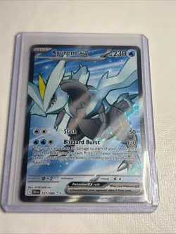 Kyurem EX 157/086 SV: Black Bolt & White Flare Ultra Rare Full Art 2025 NM - Image 1