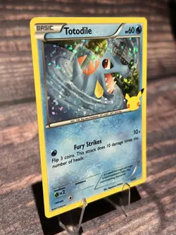 Totodile - 18/25 - Pokemon McDonald's 25th Anniversary Holo 2021 NM - Image 2