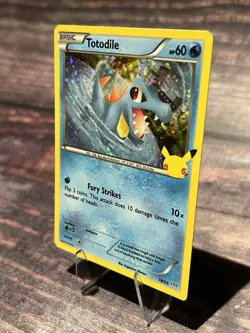 Totodile - 18/25 - Pokemon McDonald's 25th Anniversary Holo 2021 NM - Image 3
