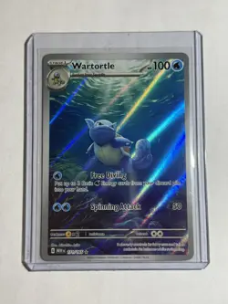 Pokemon Wartortle 171/165 Sv: Scarlet & Violet 151 Illustration Rare - Image 1