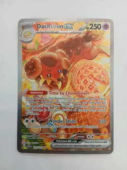 Dachsbun ex 169/142 Special Illustration Rare Stellar Crown Pokemon Near Mint - Image 1