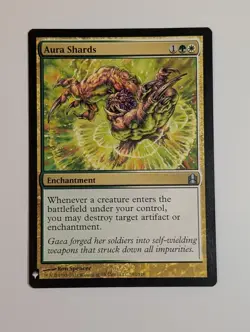 MTG - 1x Aura Shards - The List: Commander 2011 - NM - Magic The Gathering, `182 - Image 4