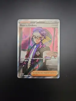 Pokemon TCG Ascended Heroes Boss’s Orders 256/217 Ultra Rare Full Art - Image 1