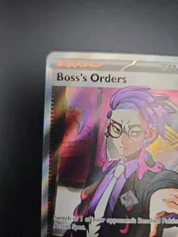 Pokemon TCG Ascended Heroes Boss’s Orders 256/217 Ultra Rare Full Art - Image 4
