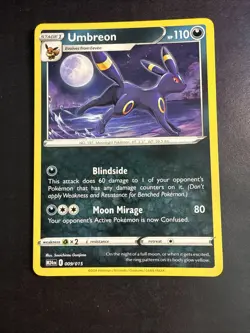Umbreon 09/15 New 2025 McDonalds Happy Meal Pokemon Dragon Discovery - Image 2