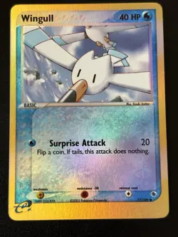 Pokemon TCG Wingull - 77/109 - Ruby & Sapphire - Reverse Holo - Image 1