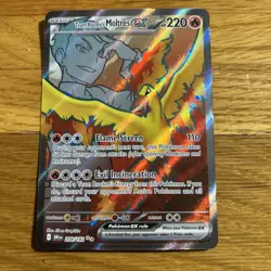 Pokemon TCG Team Rockets Moltres EX 208/182 Ultra Rare Full Art Destined Rivals - Image 1