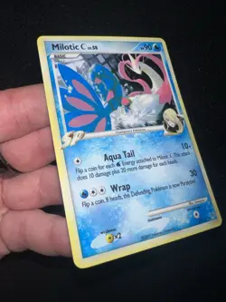 Milotic Holo C Lv.58 35/147 Near Mint Cross Hatch Reverse Holo Pokemon League - Image 3