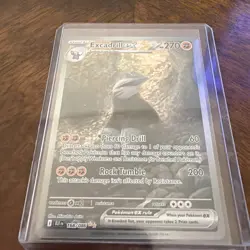 Pokemon Black Bolt Excadrill EX SIR 168/086 - Image 2