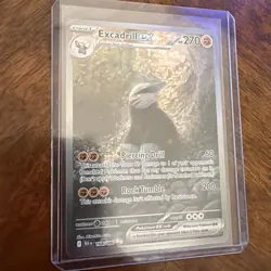 Pokemon Black Bolt Excadrill EX SIR 168/086 - Image 5