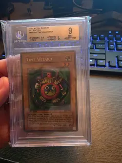 Yu-Gi-Oh! Time Wizard Metal Raiders 1st Edition Ultra Rare MRD-065 BGS 9 Mint - Image 1