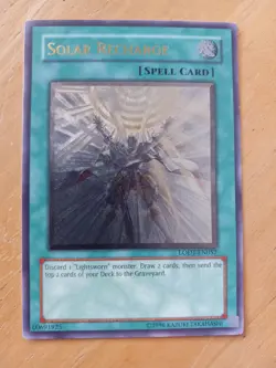 Solar Recharge (UTR) LODT-EN052 Ultimate Rare YU-GI-OH - Excellent!! - Image 3