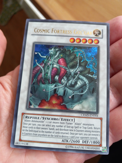 Yugioh Cosmic Fortress Gol'Gar CRMS-EN044 Ultra Rare - Image 3