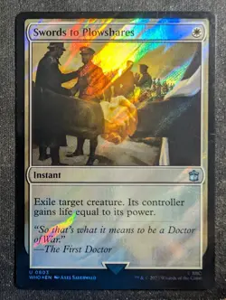 Swords to Plowshares - Surge Foil - Doctor Who (MTG) - Image 1