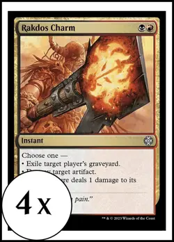 MTG - 4 x Rakdos Charm - Playset 4x x4 - Lost Caverns of Ixalan - Image 1
