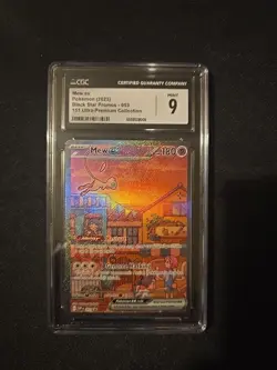 Pokemon 151 MEW ex Special Illustration Rare Black Star Promo 053 CGC 9 Mint💥 - Image 1